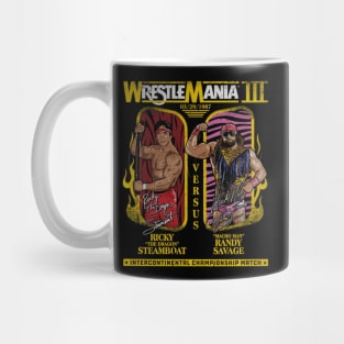 Ricky The Dragon Steamboat Vs. Macho Man Wrestlemania III Mug